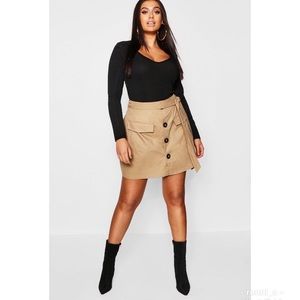 flirty army style skirt